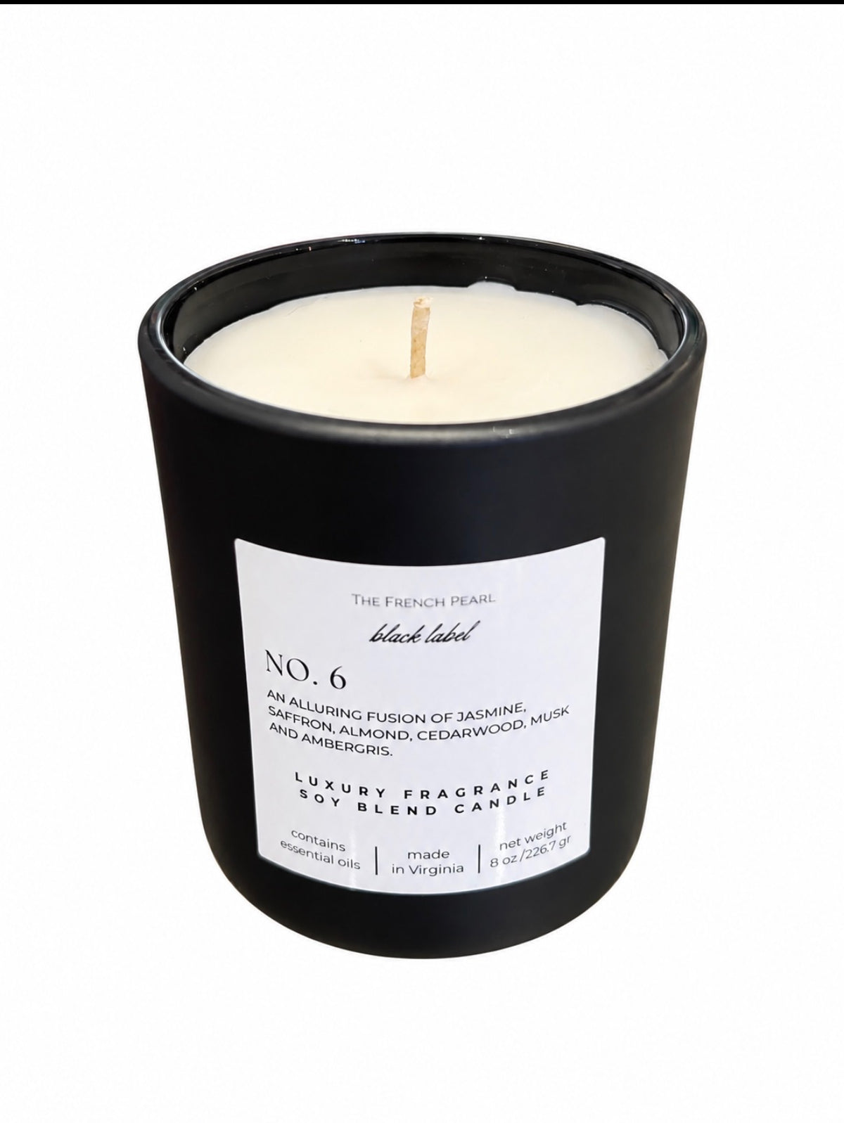 The French Pearl Black Label #6 Candle