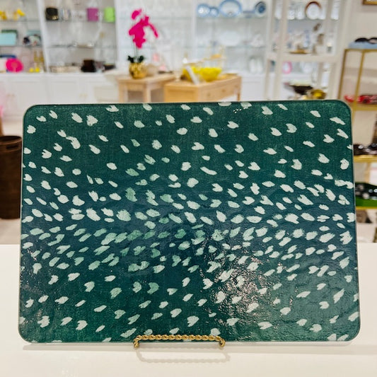 Green Antelope Cutting Board