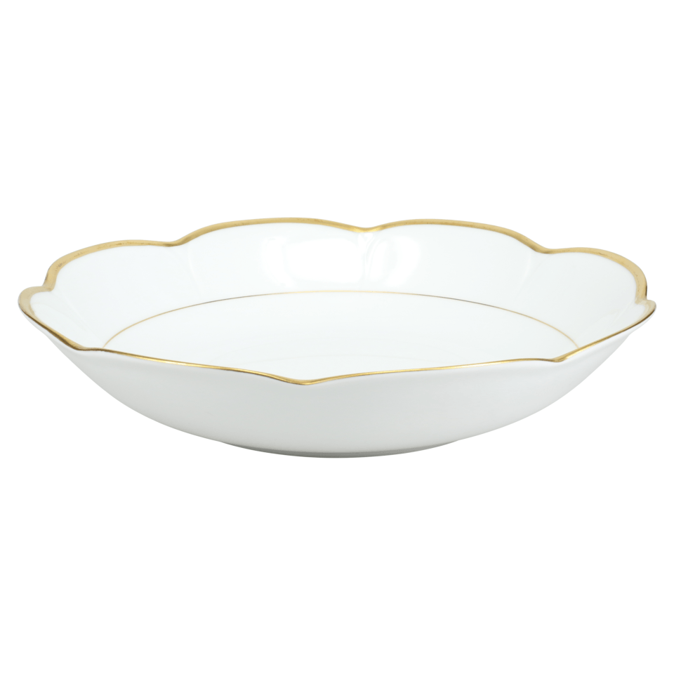 Royal Limoges Margaux Gold Deep Round Platter