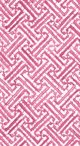 Pink Fretwork Guest Towel