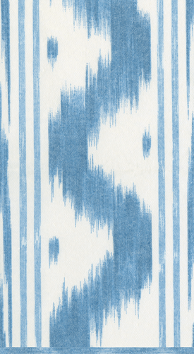 Toile Blue Paper Linen Guest Towel