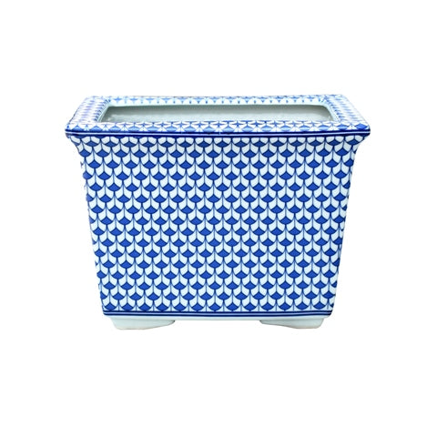 Blue & White Planter