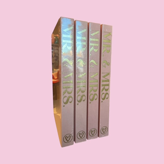 Mr. and Mrs. Blank Book Light Pink
