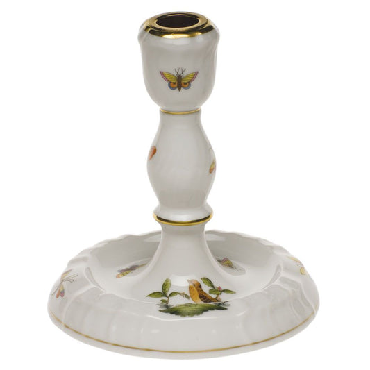 Herend Rothschild Bird Candlestick