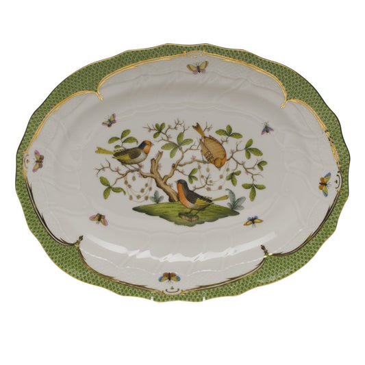 Herend Rothschild Bird Green Platter