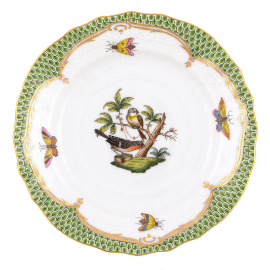 Herend Rothschild Bird Green Bread and Butter Plate 2