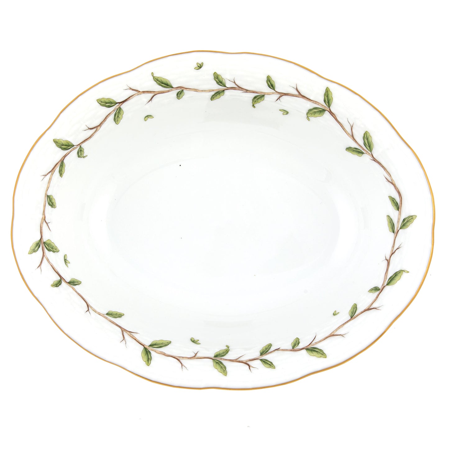 Herend rothschild garden oval vegetable dish
