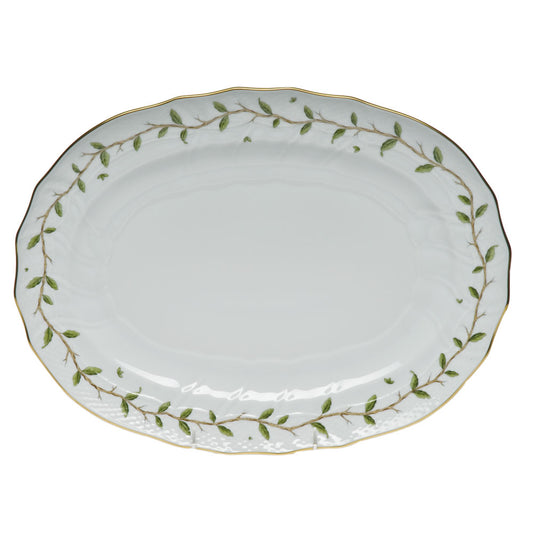 Herend rothschild garden oval platter