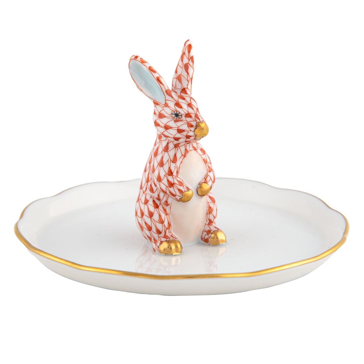 Herend Bunny Ring Holder