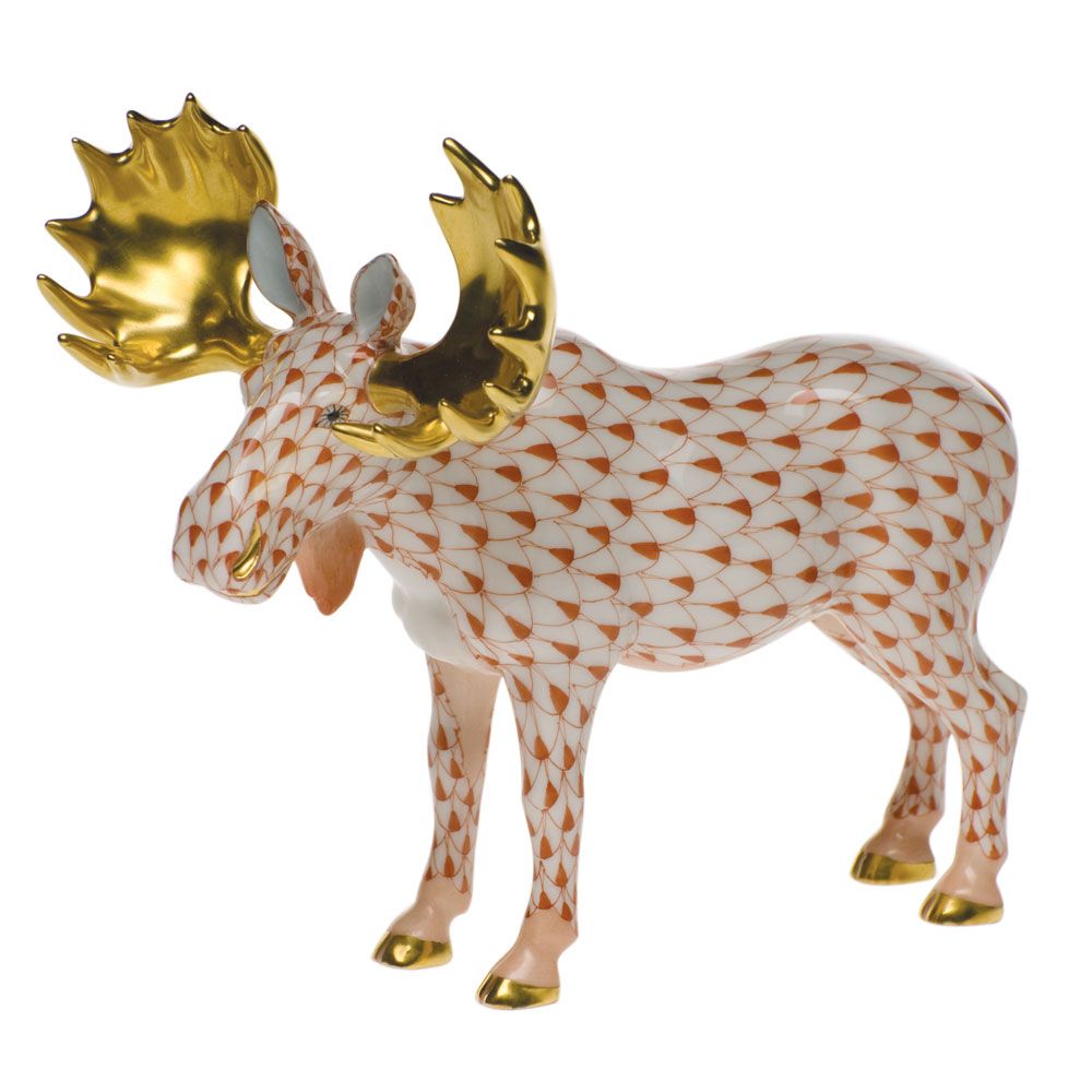 Herend Standing Moose