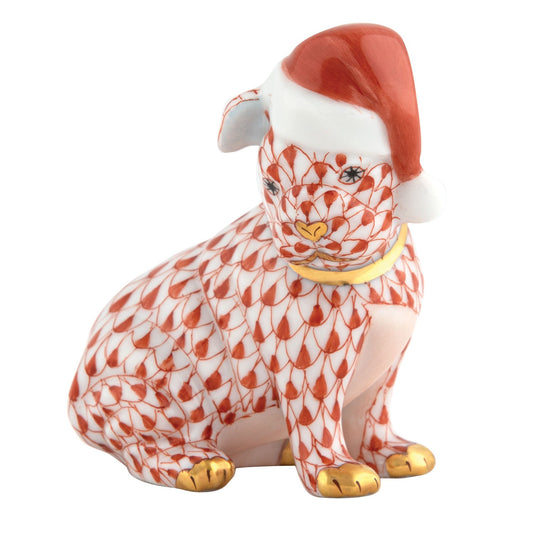 Herend Santa Puppy