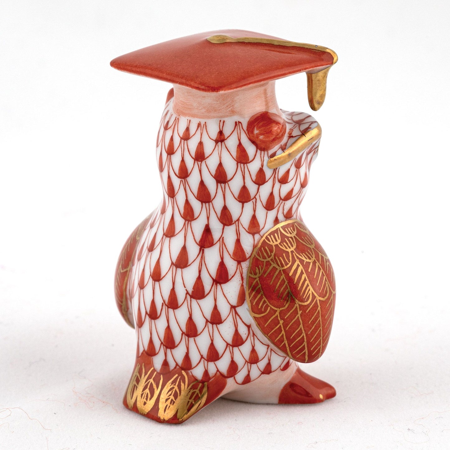 Herend Graduation Owl Rust