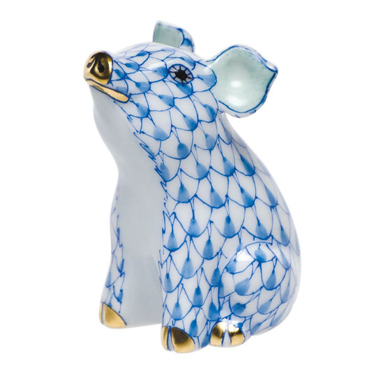 Herend Little Pig Sitting
