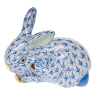 Herend Small Scratching Bunny