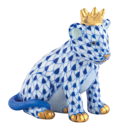 Herend Lion Cub with Crown