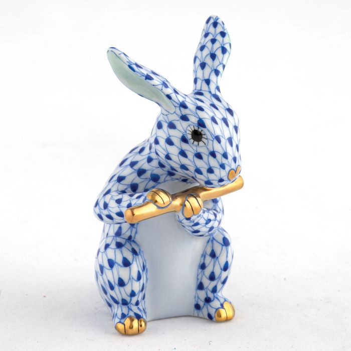 Herend Flute Bunny