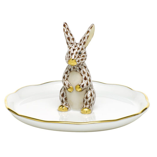 Herend Bunny Ring Holder