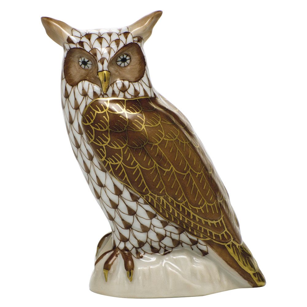 Herend Great Horned Owl Chocolate