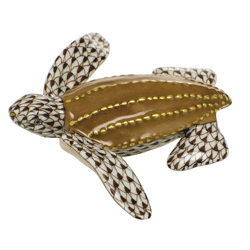 Herend Young Leatherback Turtle
