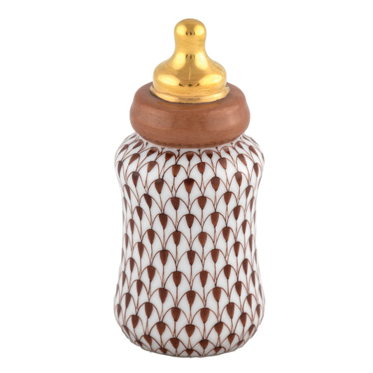 Herend Baby Bottle Green