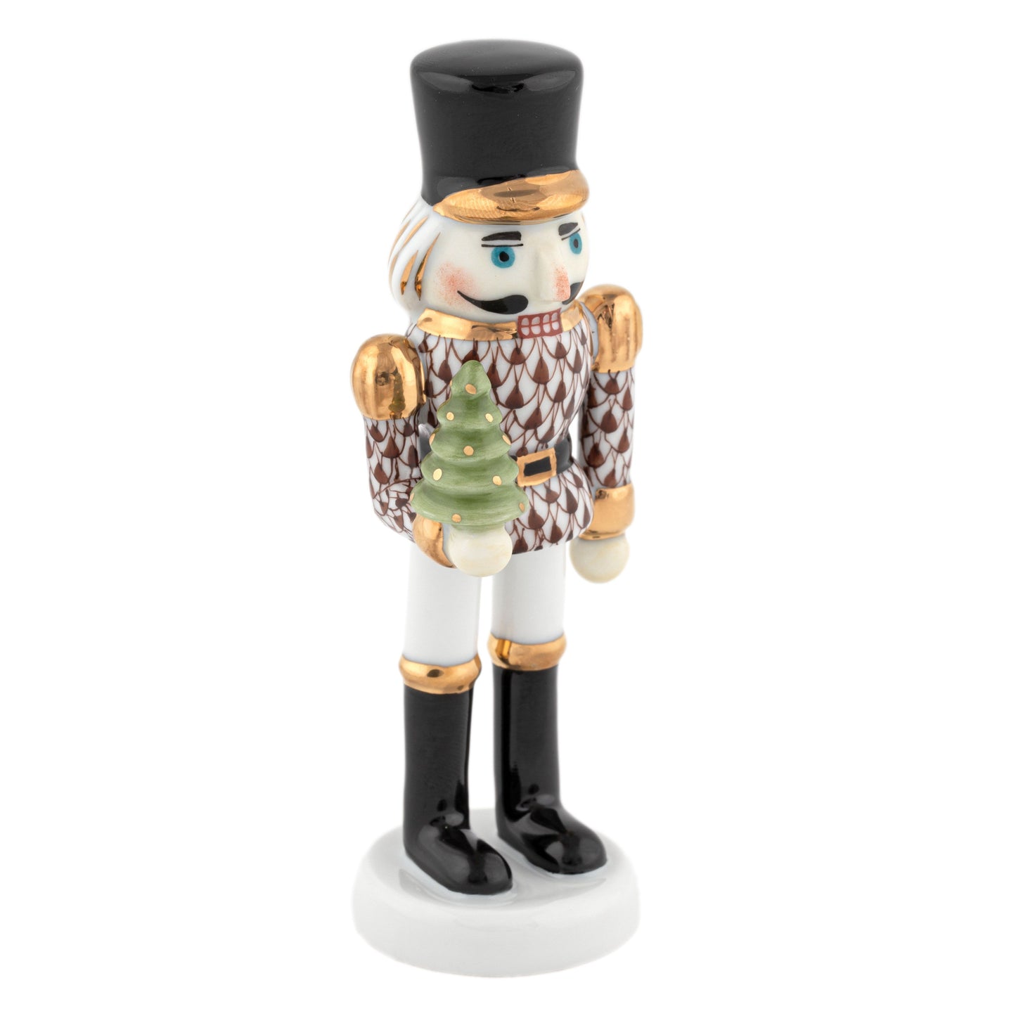 Herend Nutcracker with Christmas Tree