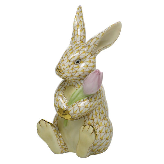 Herend Blossom Bunny Blue