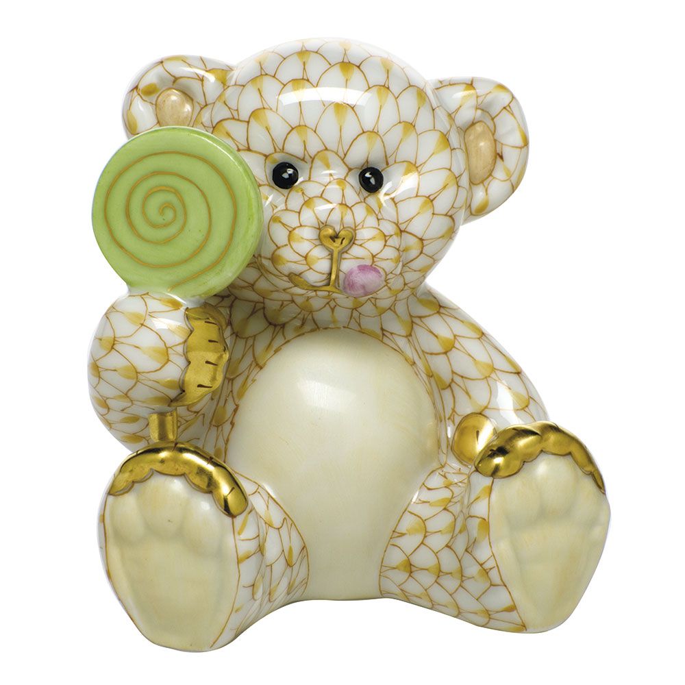 Herend Sweet Tooth Teddy Butterscotch