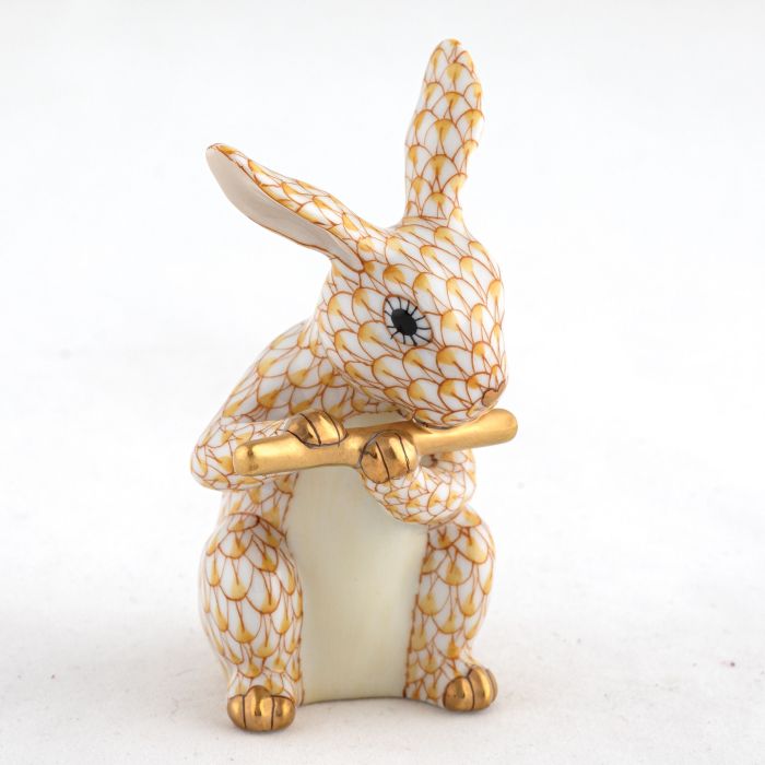 Herend Flute Bunny