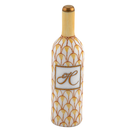 Herend Wine Bottle Butterscotch