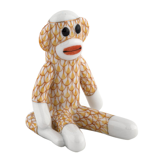 Herend Sock Monkey Butterscotch