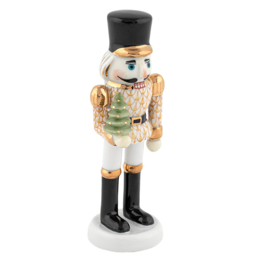 Herend Nutcracker with Christmas Tree