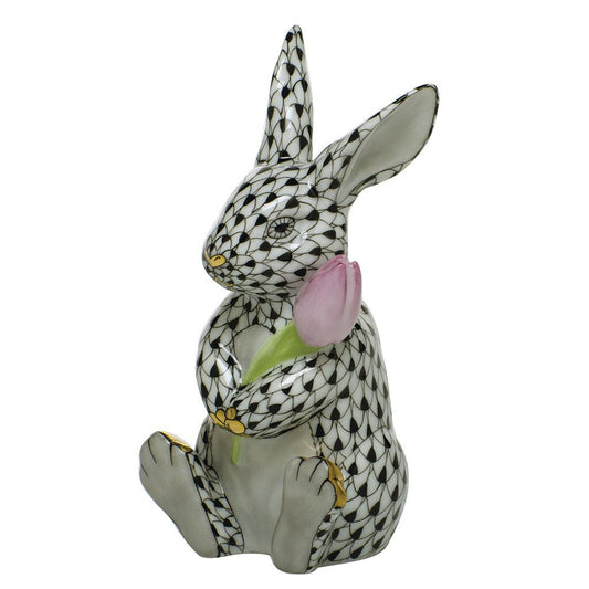 Herend Blossom Bunny Blue