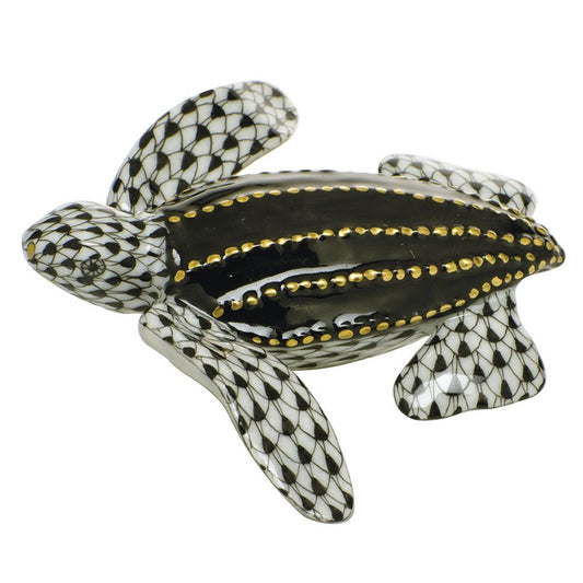 Herend Young Leatherback Turtle
