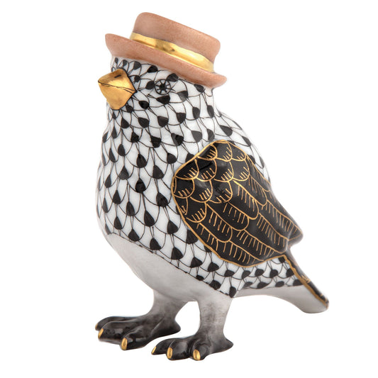 Herend Bird with Hat