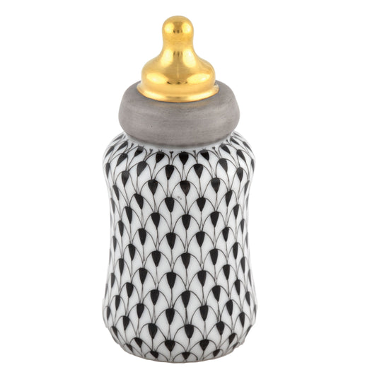 Herend Baby Bottle Green