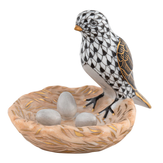 Herend Bird with Nest