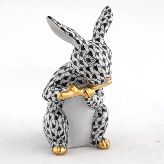 Herend Flute Bunny