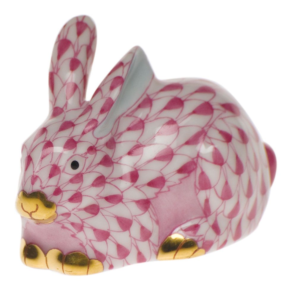 Herend Miniature Lying Rabbit