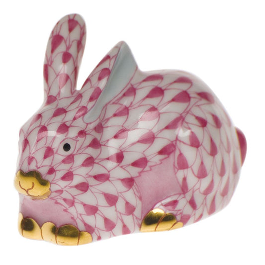 Herend Miniature Lying Rabbit