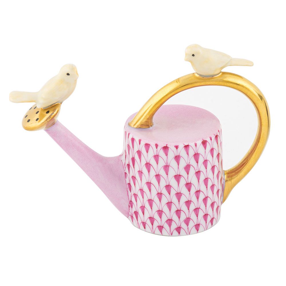 Herend Watering Can With Birds