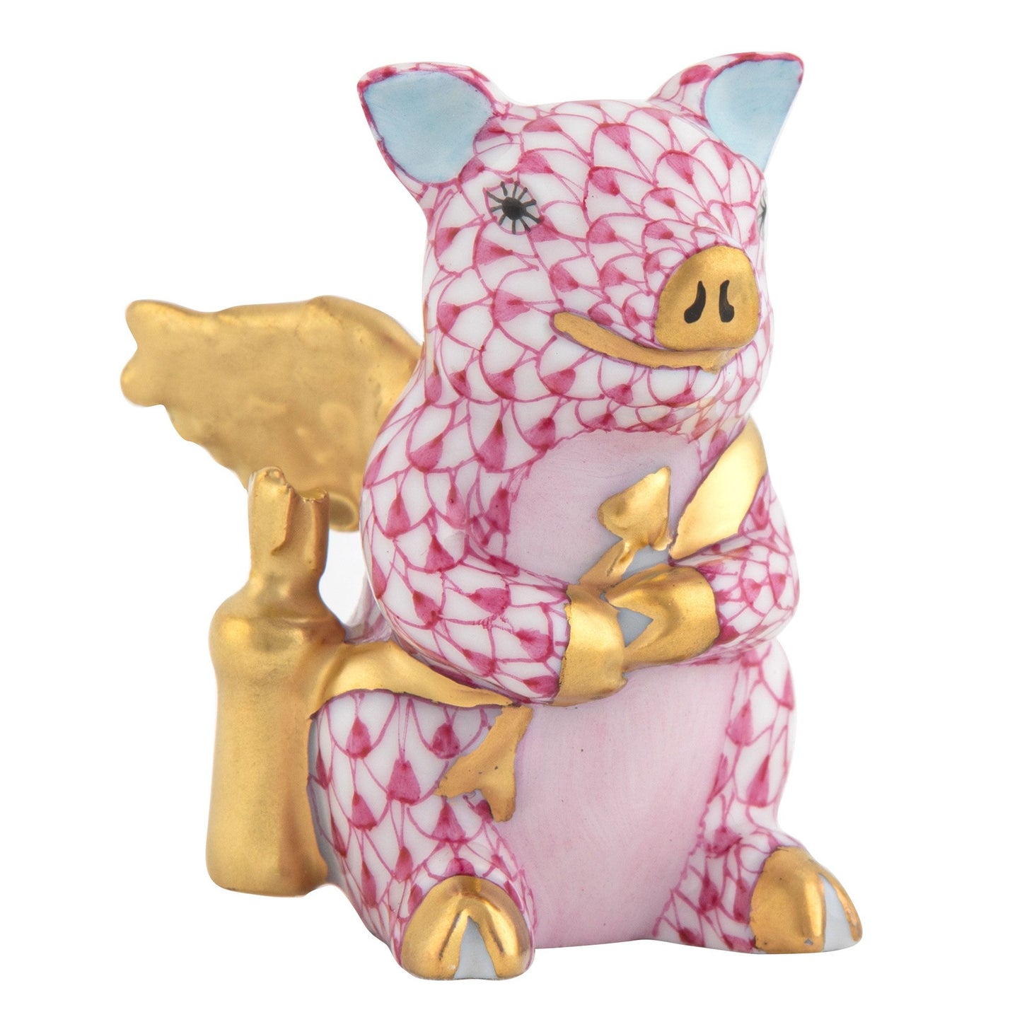 Herend Cupid Piggy