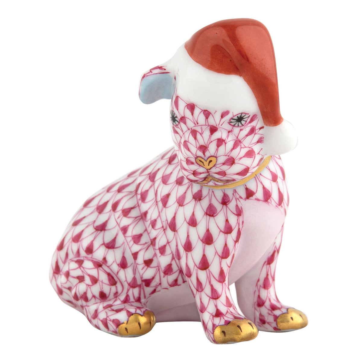 Herend Santa Puppy