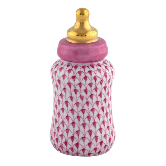 Herend Baby Bottle Green