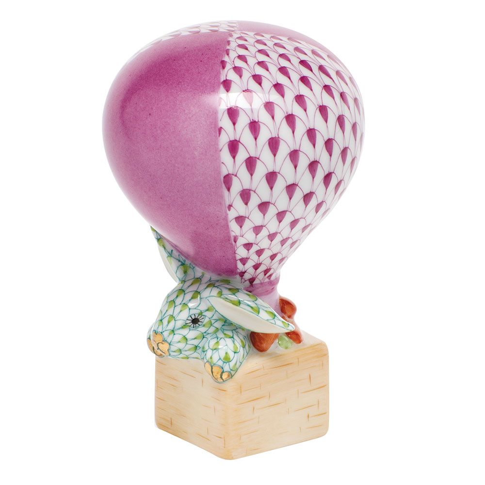 Herend Hot Air Balloon Bunny