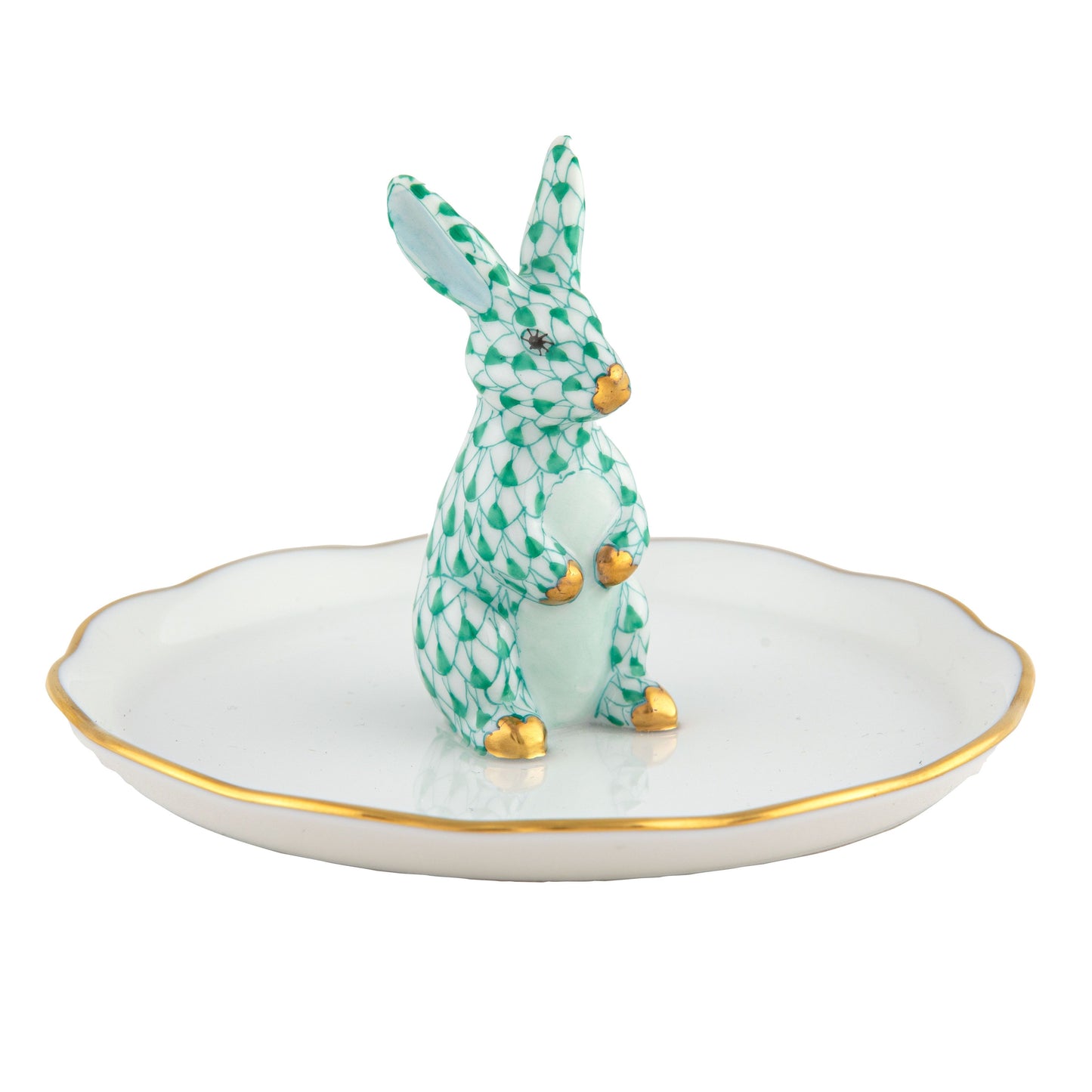 Herend Bunny Ring Holder