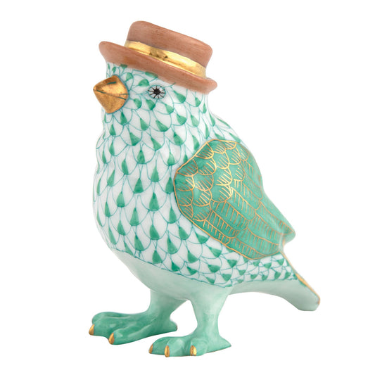Herend Bird with Hat