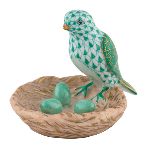 Herend Bird with Nest