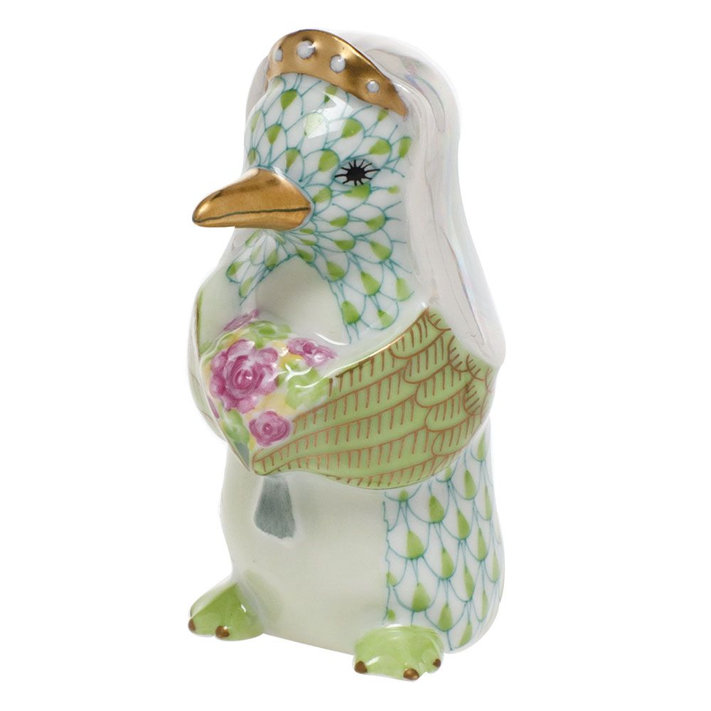 Herend Penguin Bride