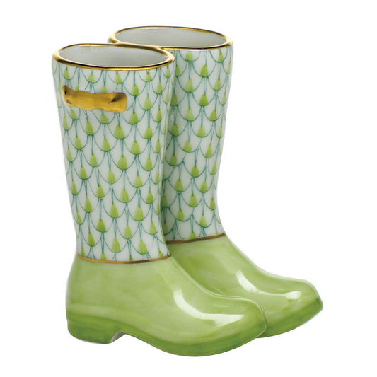 Herend Rain Boots Keylime