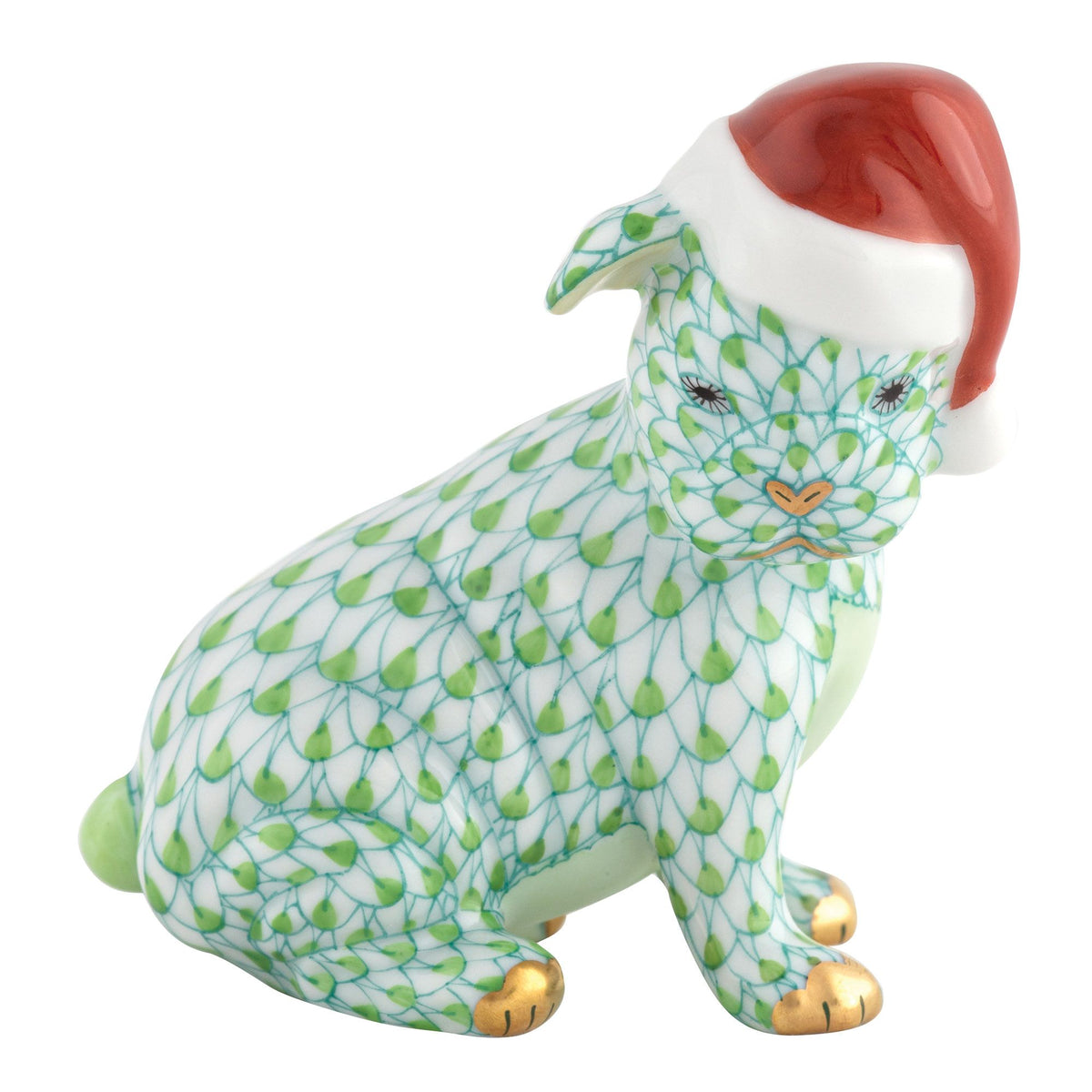 Herend Santa Puppy